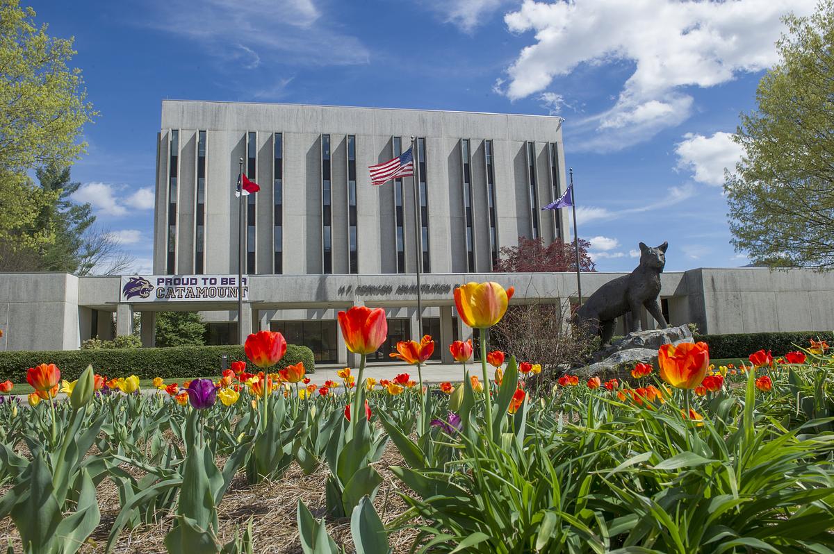 Students on campus