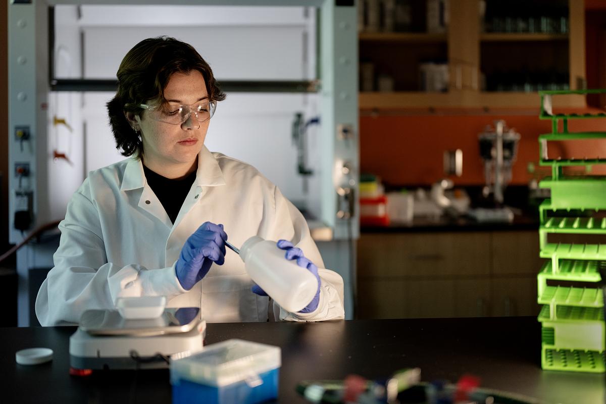 WCU Chemistry Student