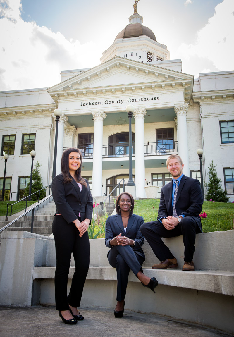 Criminal Justice program students at WCU