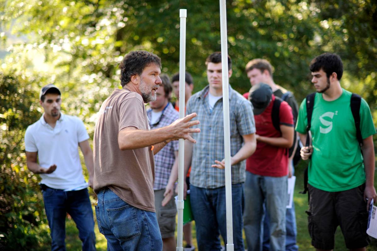 Outdoor Science Students